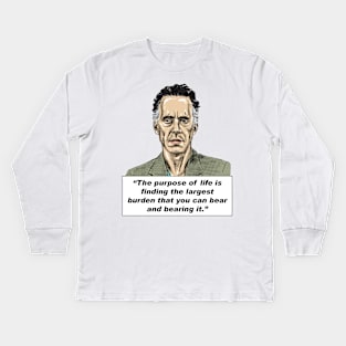 Jordan Peterson Quote #4 Kids Long Sleeve T-Shirt